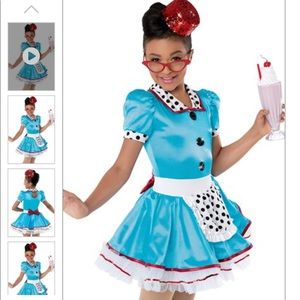 Waitress dance costume